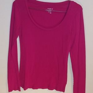 Old Navy girls pink long sleeve shirt size Med